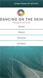 Mobile Screenshot of dancingontheskin.com